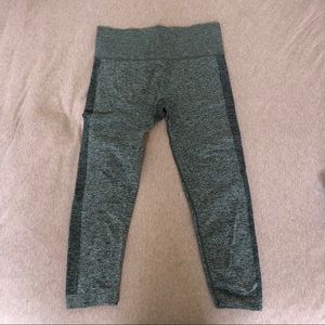 Two-toned light/dark grey leggings